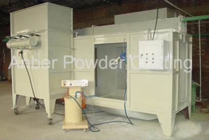 Manual powder booth for new investor with small budget